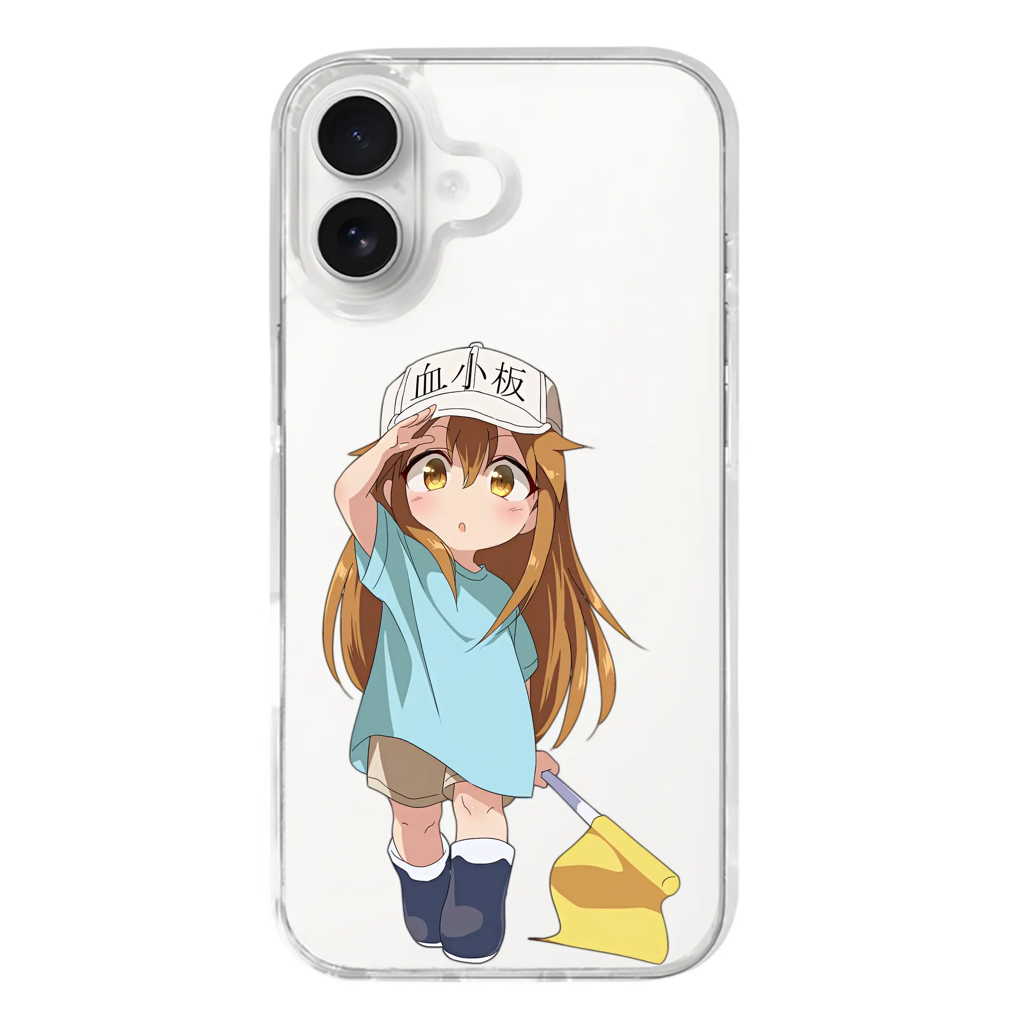 はたらく細胞 グッズ,血小板 - iPhone 17シリーズ 透明スマホケース – 薄型・耐衝撃・精密フィット保護カバー